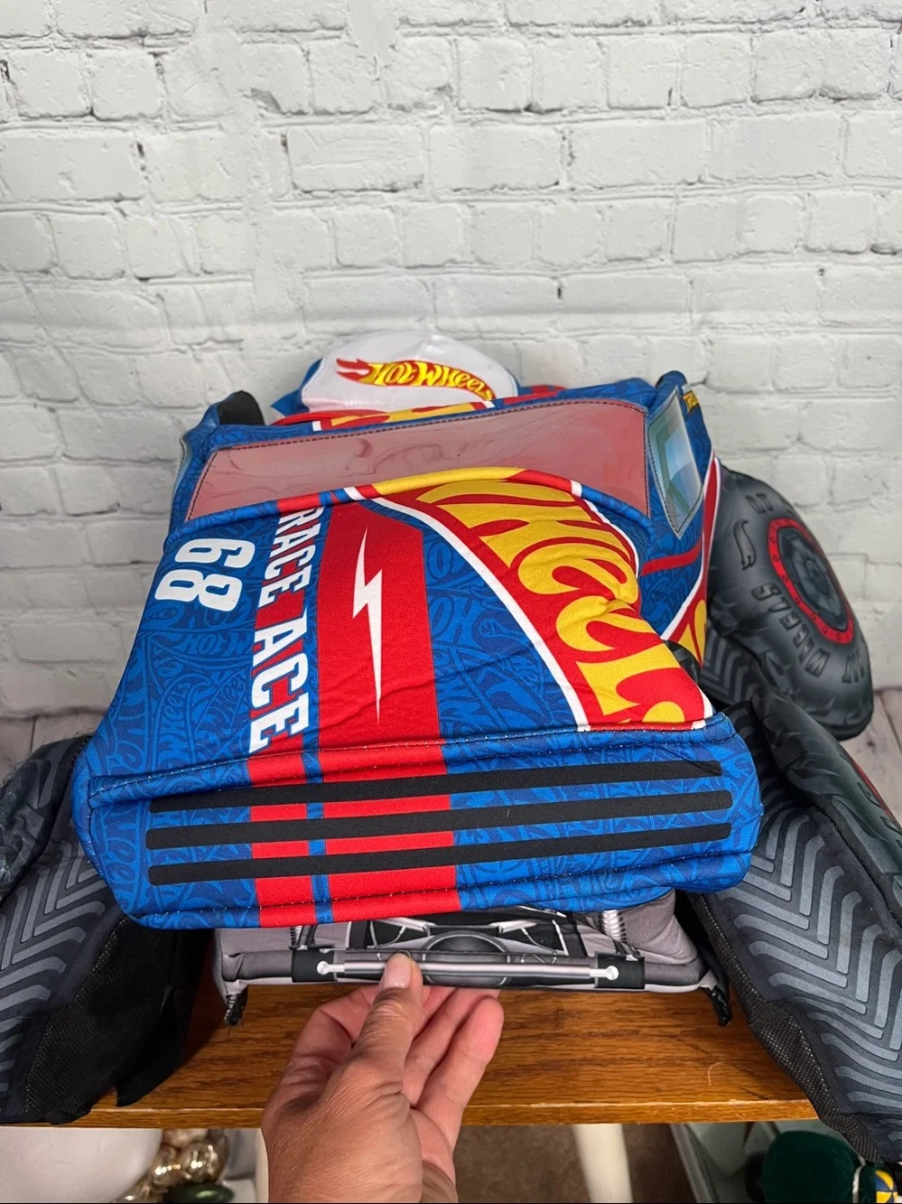Hot Wheels Ride Along Monster Truck Costume ages 3-5 Toddler OSFM